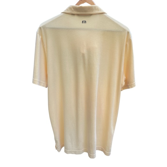 TravisMathew XL Buttery Yellow Performance Polo - Picture 4 of 8